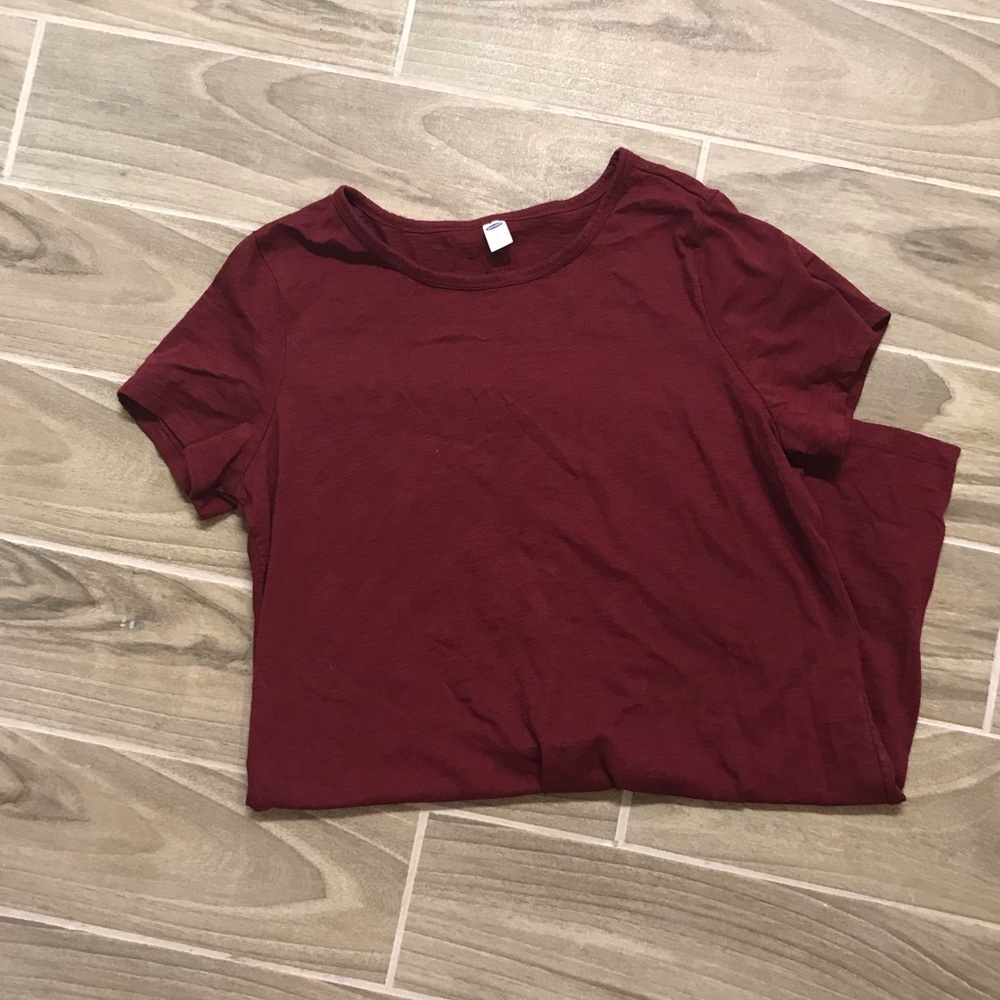 Red Old Navy T-shirt dress